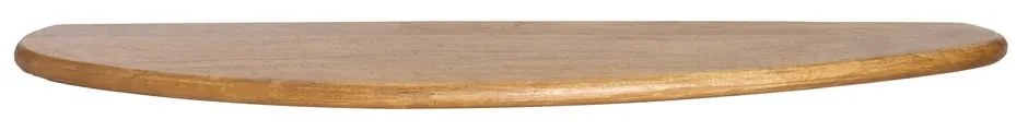 Półka z litego drewna mango w naturalnym kolorze 100 cm Ginosu – Light &amp; Living