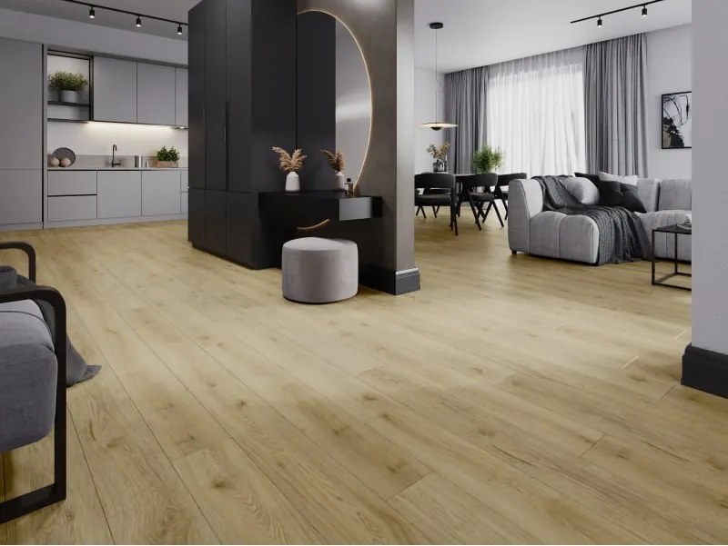 Mexen Charter Oak panele winylowe 1227 x 187 mm LVT Dryback 2,5 mm, podkład PVC, 4 V-Fuga, Dąb - F1322-1227-187-255-4V1-01
