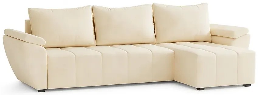 Nowoczesny narożnik kremowy w L H2-G31