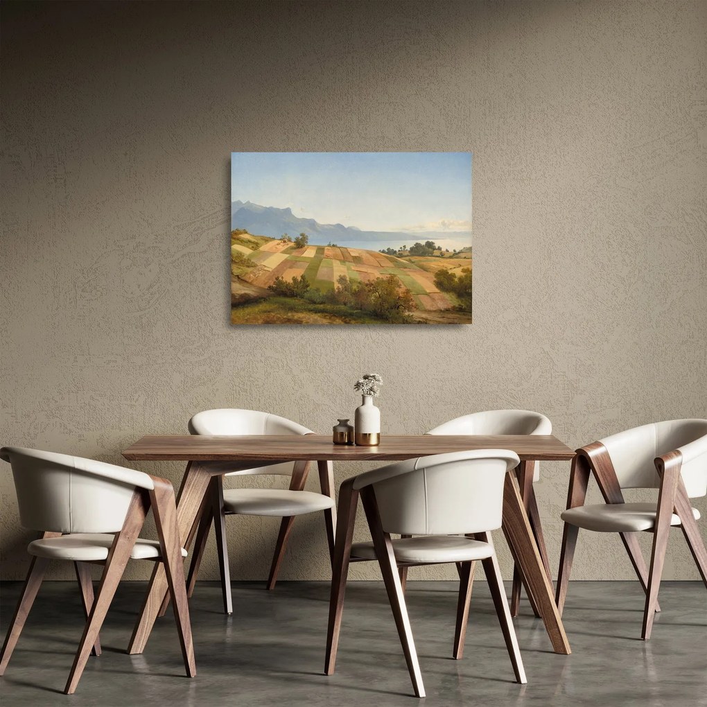 Obraz na szkle - Alexandre Calame, Swiss Landscape, reprodukcje (70x50 cm)