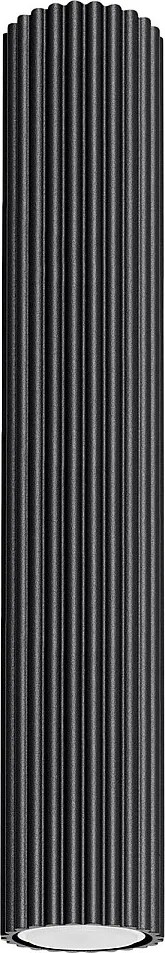 Lampa Sufitowa Minimalistyczny Karbon, Aluminium - 1 Źródło - L.6.5 X H.40 Cm - Czarny