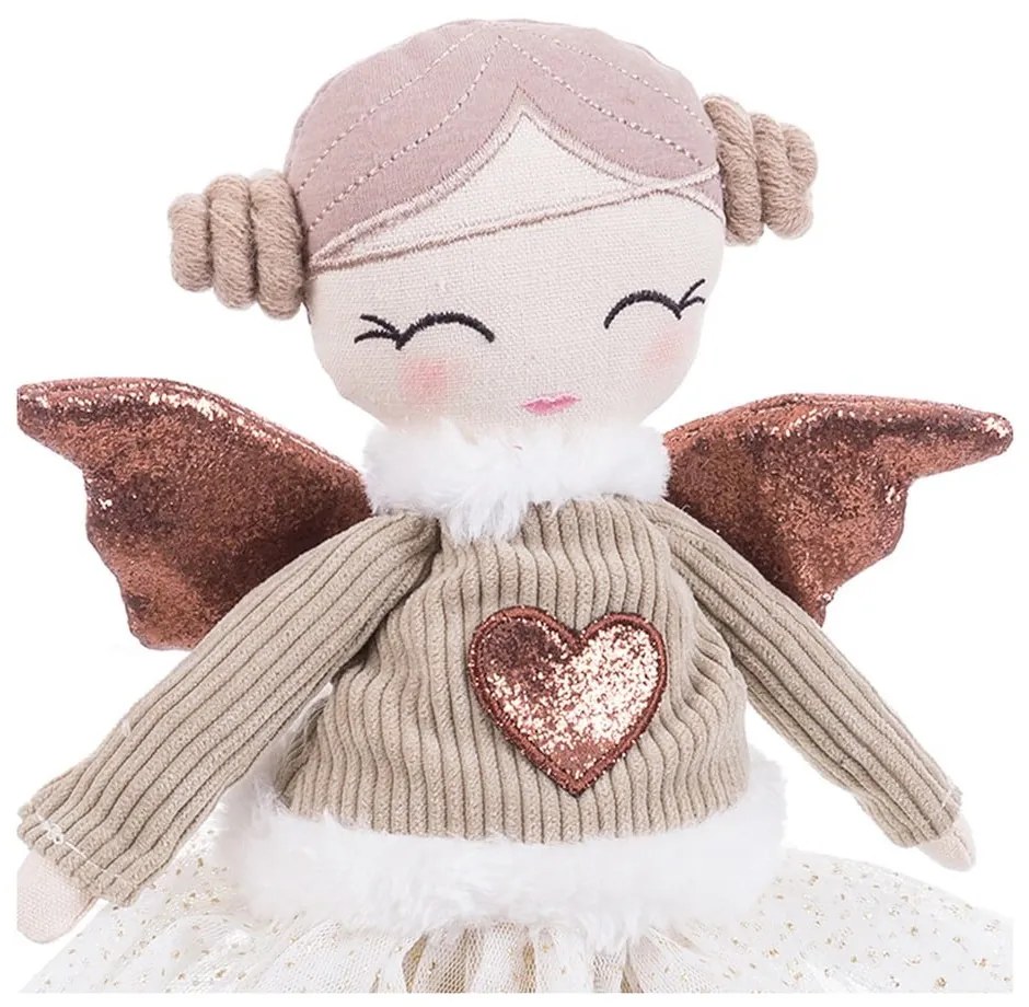 Tekstylna figurka świąteczna (wysokość 42 cm) Angel Girl – Casa Selección