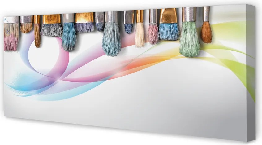 Duży obraz na płótnie Pędzle i Mazy na Obrazie