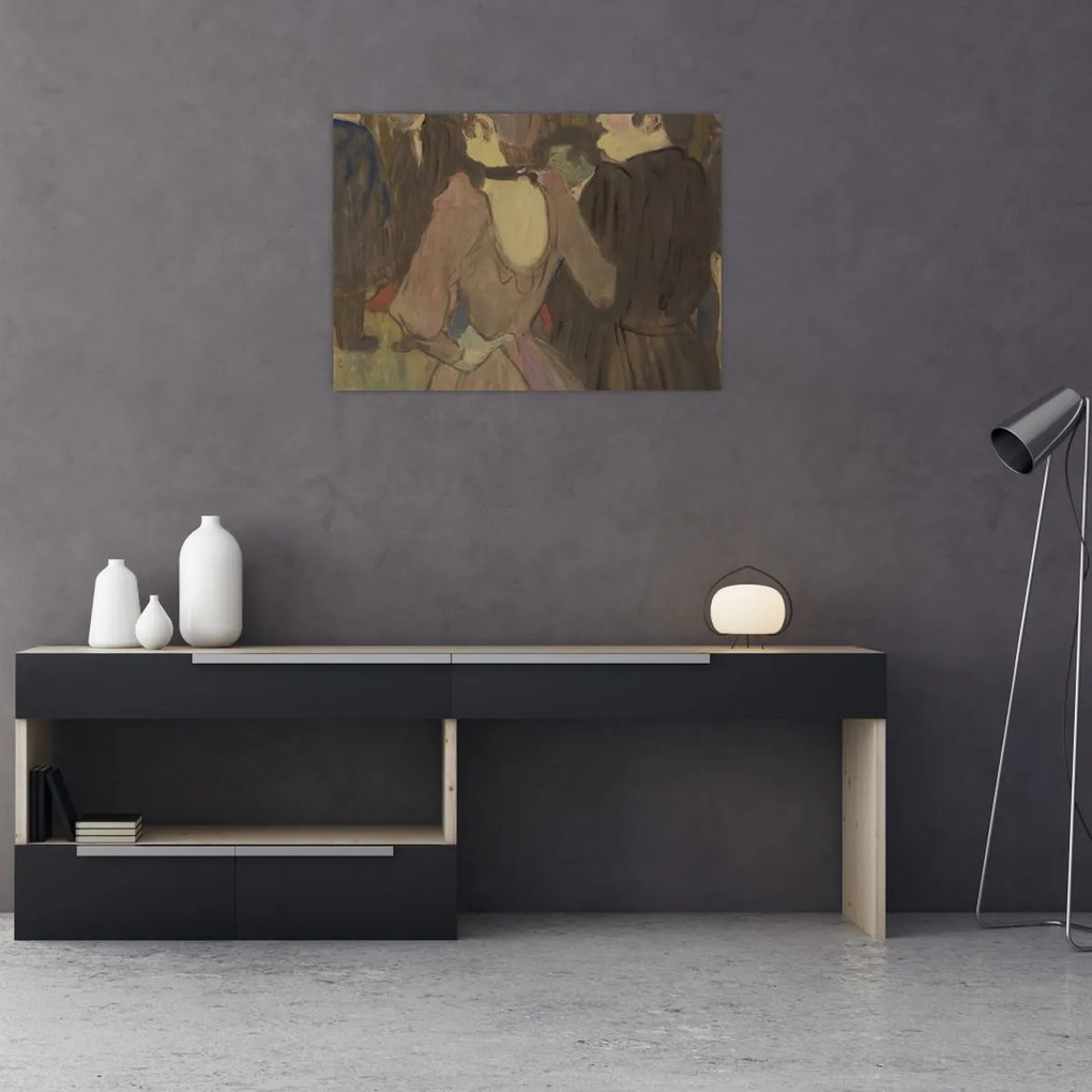 Obraz - Henri de Toulouse-Lautrec, La Goulue and Her Sister, reprodukcje (70x50 cm)