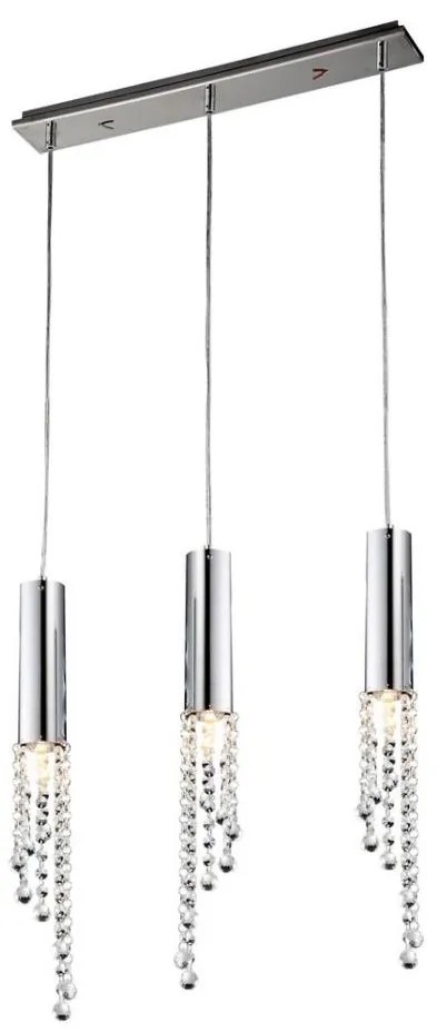 LED Żyrandol na lince DUERO 3xLED/3W/230V