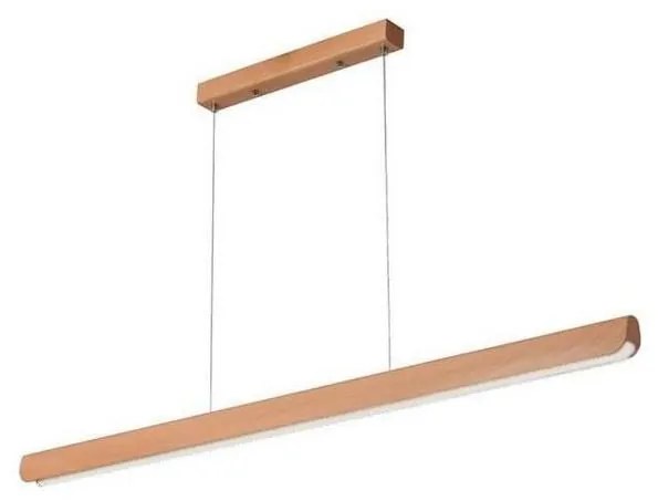 LED Żyrandol na lince LED/22W/230V 4000K 120 cm buk/solidne drewno