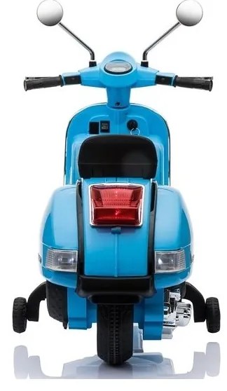 Skuter na akumulator vespa niebieski