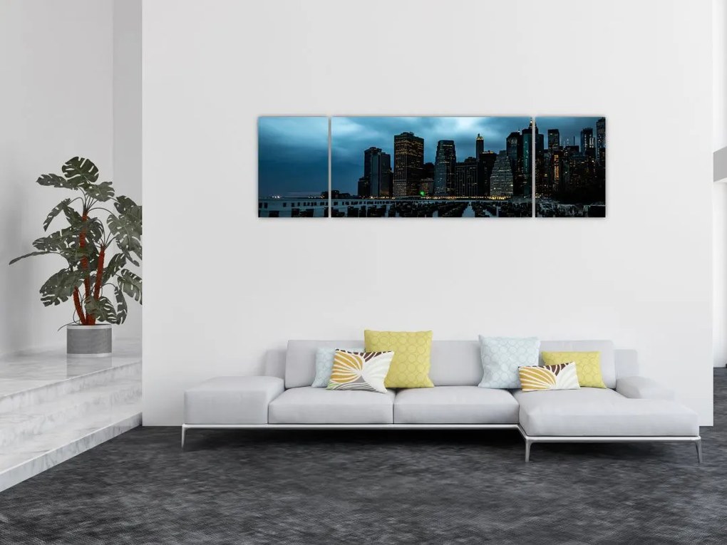 Obraz  - Widok na drapacze chmur Nowego Jorku (170x50 cm)