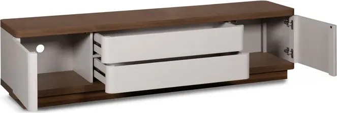 Szafka RTV TIERRA 180 cm Kaszmir/Orzech Japandi