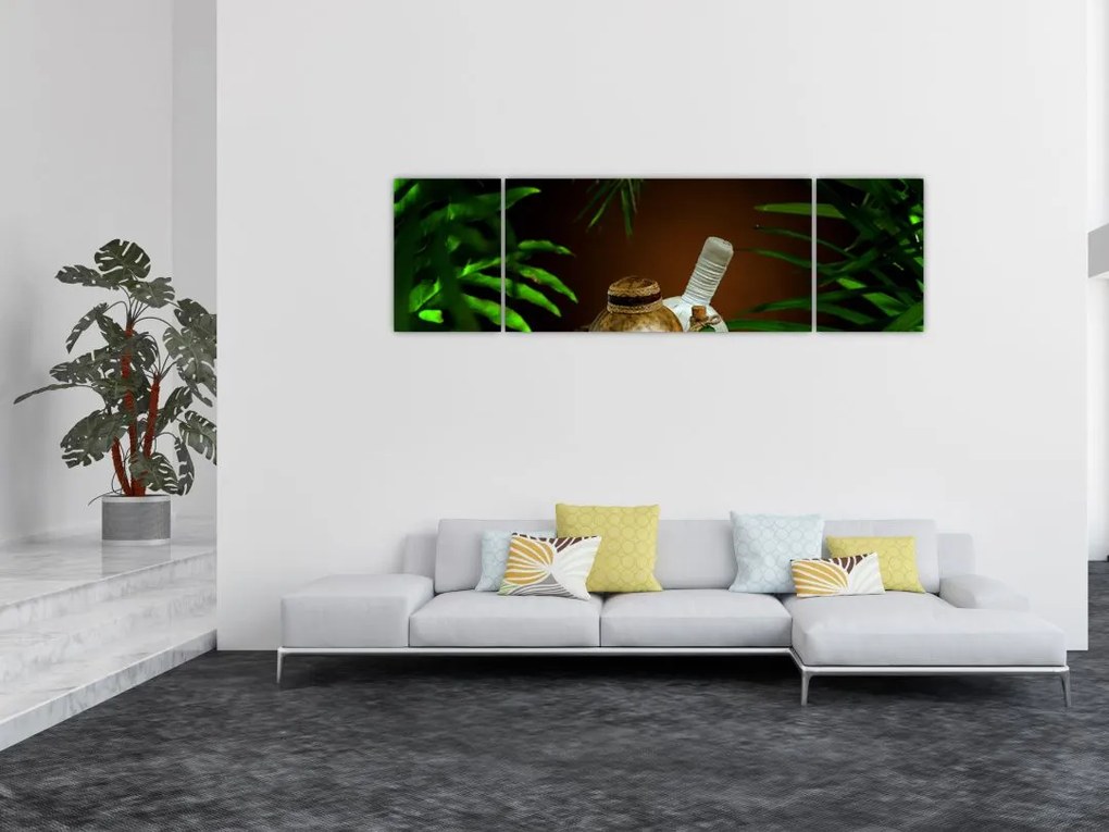 Obraz rzeczy spa (170x50 cm)