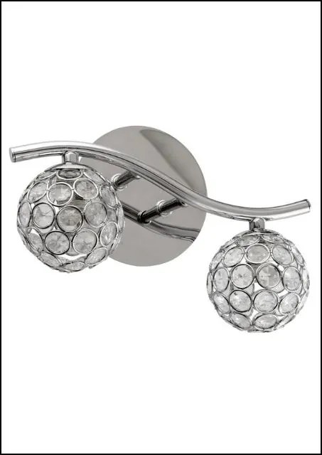 Metalowy kinkiet glamour - K510 P0-W81