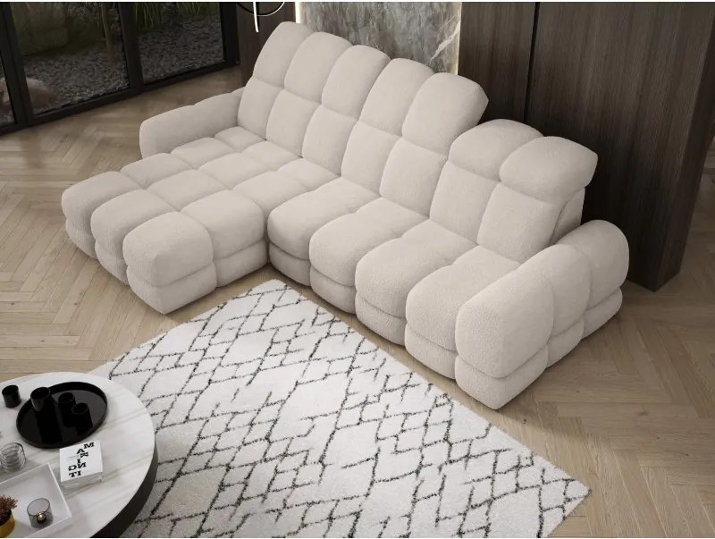 Narożnik TOLLO MINI S Lewostronny Elektryczna regulacja Bubble 03 WERSAL