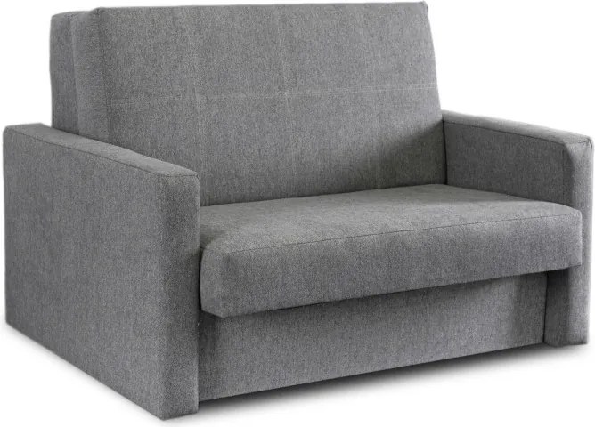 Fotel do Spania MILAN 2 Amerykanka Rozkładany Dwuosobowy Szary Nowoczesny