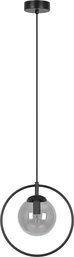 Czarno-grafitowa lampa wisząca nad wyspę - A691 Z9-H72