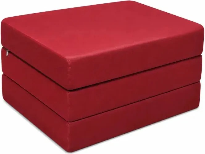Materac 195/60 + Torba składany turystyczny tkanina Welur : Kolor tkaniny - VELVET - MG31, Rozmiar - 195/60/10, Typ tkaniny - Velvet