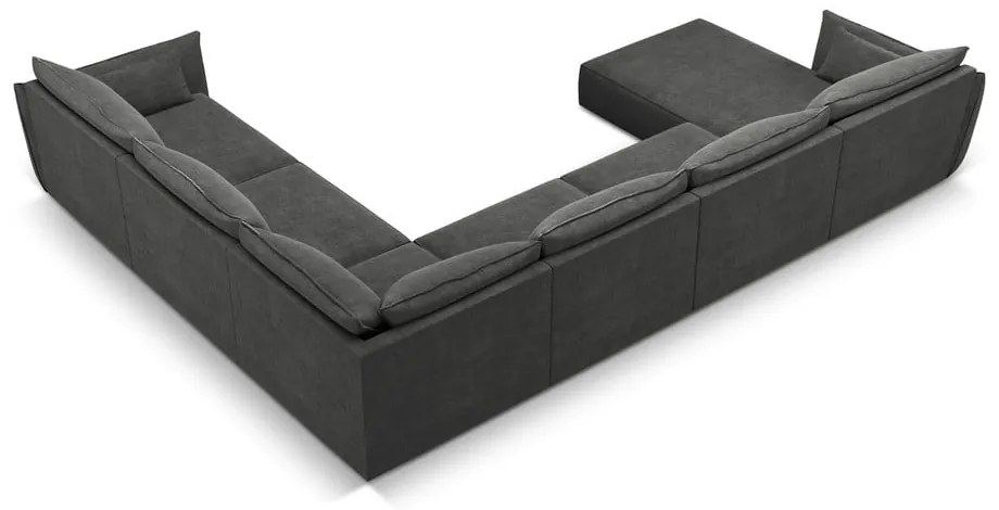 Szary narożnik (prawostronny) Vanda – Mazzini Sofas