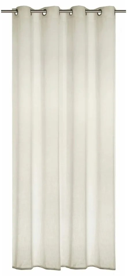 Beżowa zasłona 140x245 cm Struktura Uni – Sehlbach
