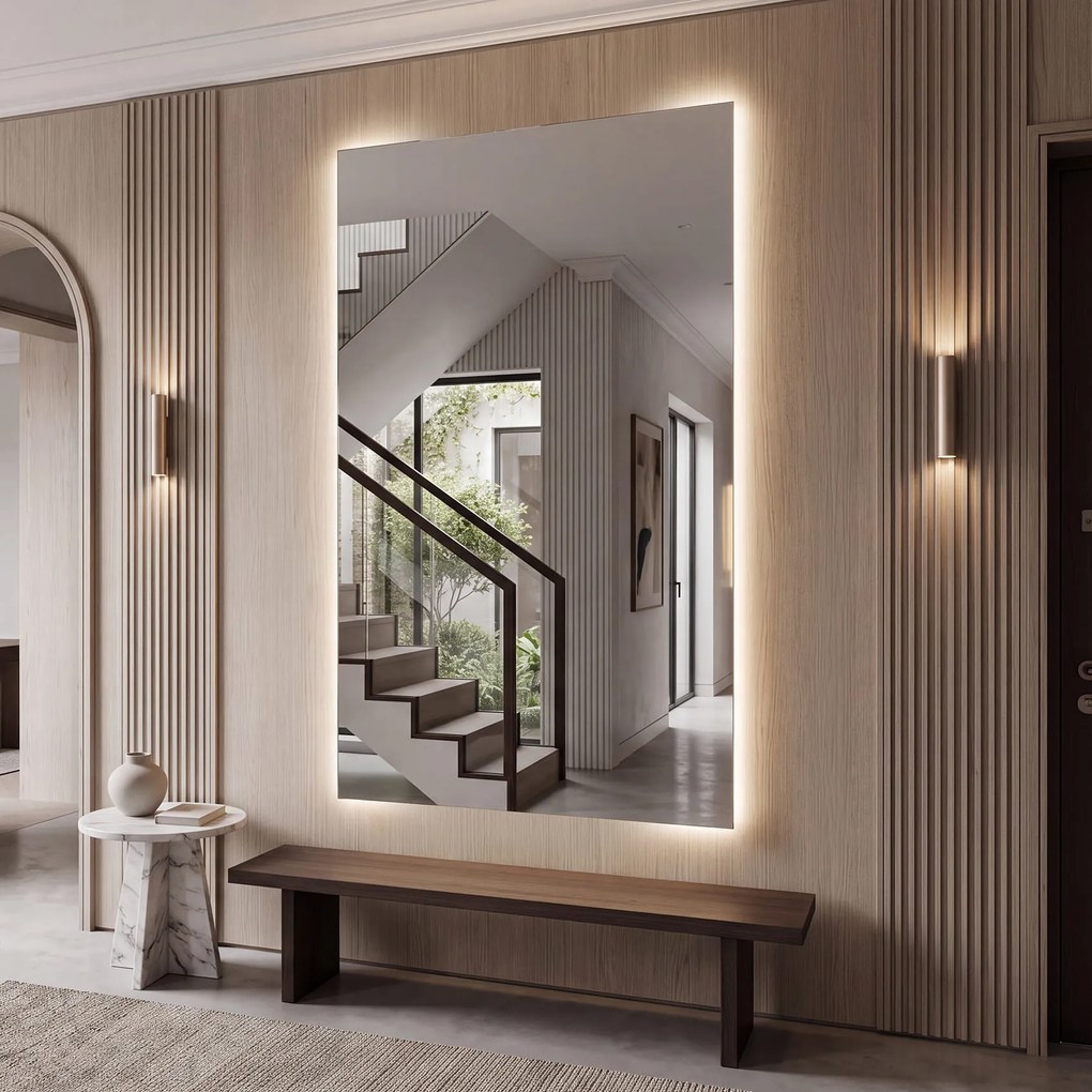 Lustro Ścienne Prostokątne do Przedpokoju L62