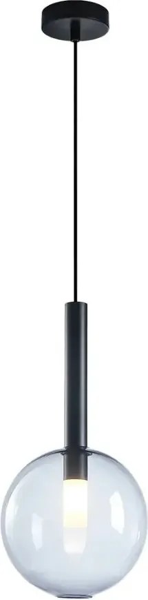 Czarna lampa wisząca - K575- A8-T85