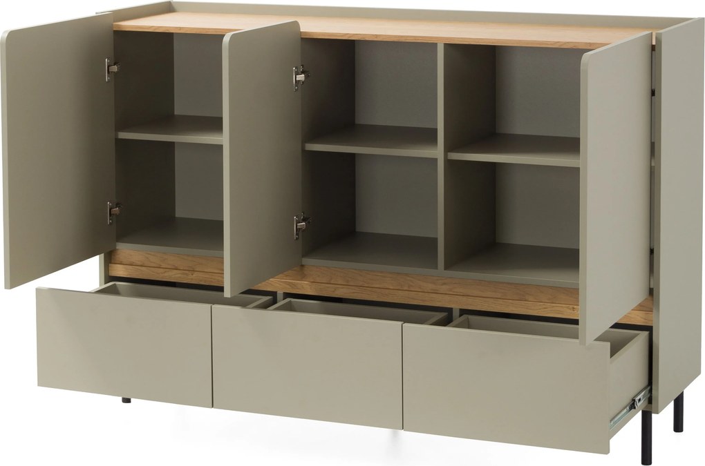 Komoda MURO 150 cm do Salonu Sypialni Odcienie zieleni