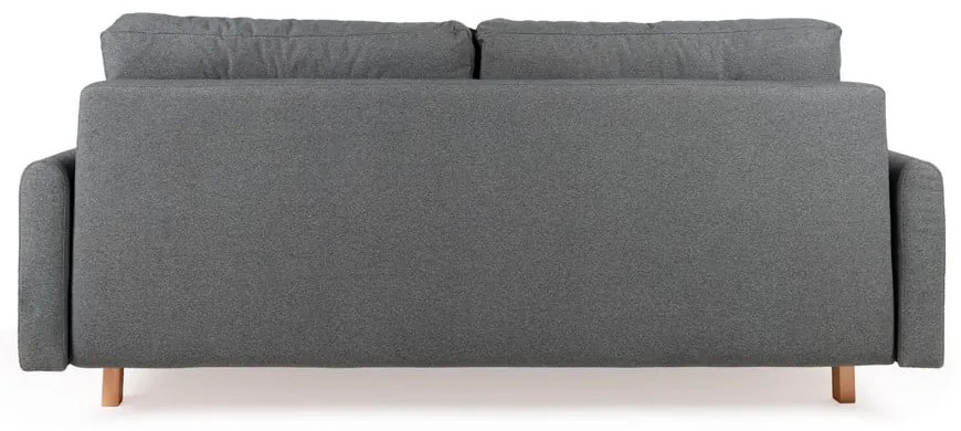 Ciemnoszara sofa rozkładana Bonami Selection Pop