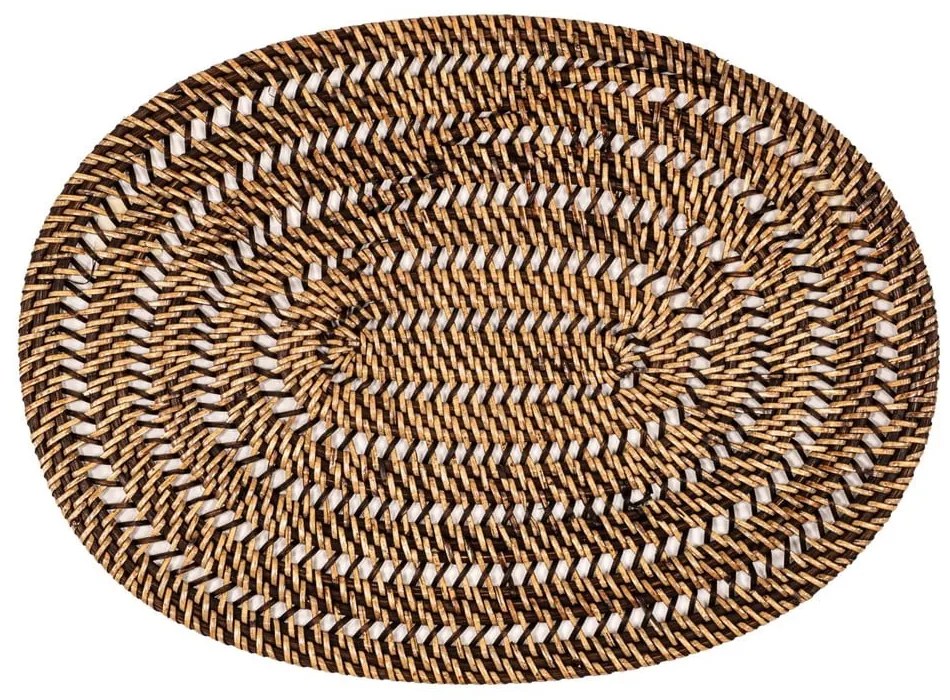 Rattanowa mata stołowa 40x30 cm – Tiseco Home Studio