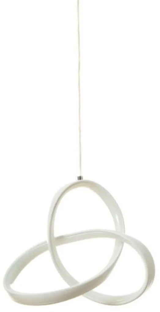 Lampa geometryczna LED wisząca sufitowa AT46-1SL-Biała