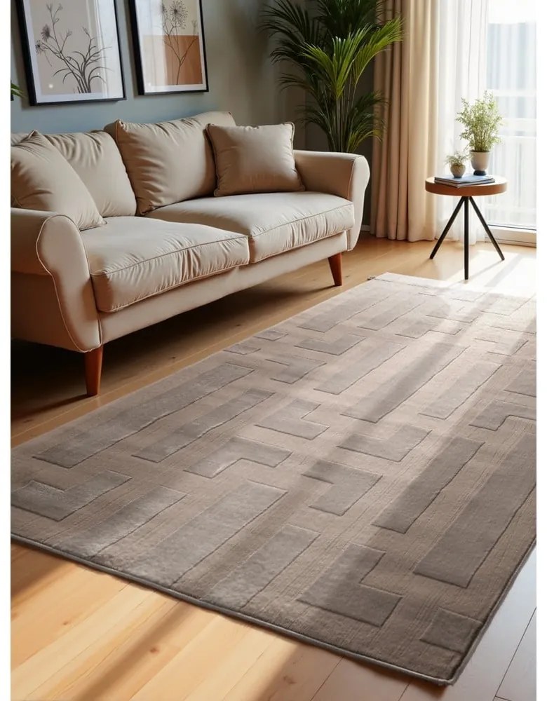 Beżowy dywan 120x170 cm Perles Onyx – Elle Decoration