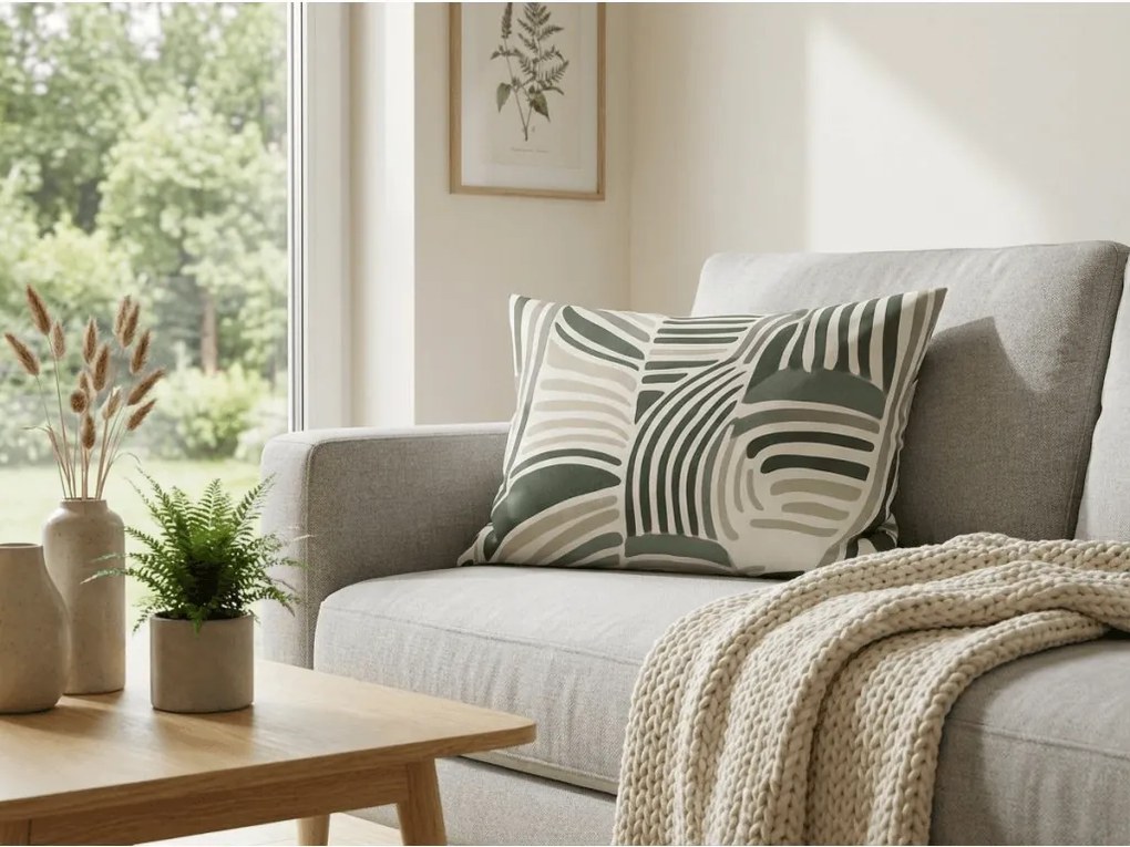 Bawełniana poszewka na poduszkę ZENVIA POLY 50x70 cm, kolorowa