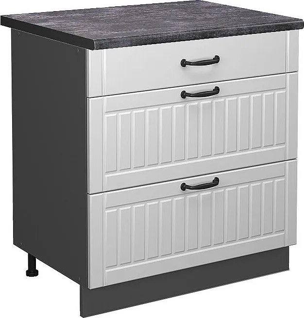 Szafka dolna do kuchni biały domek wiejski 80x60x82 fame-line