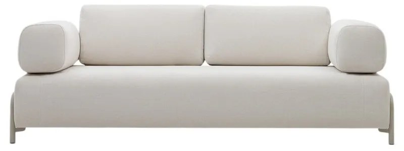 Beżowa sofa modułowa z tkaniny szenilowej 232 cm Compo – Kave Home