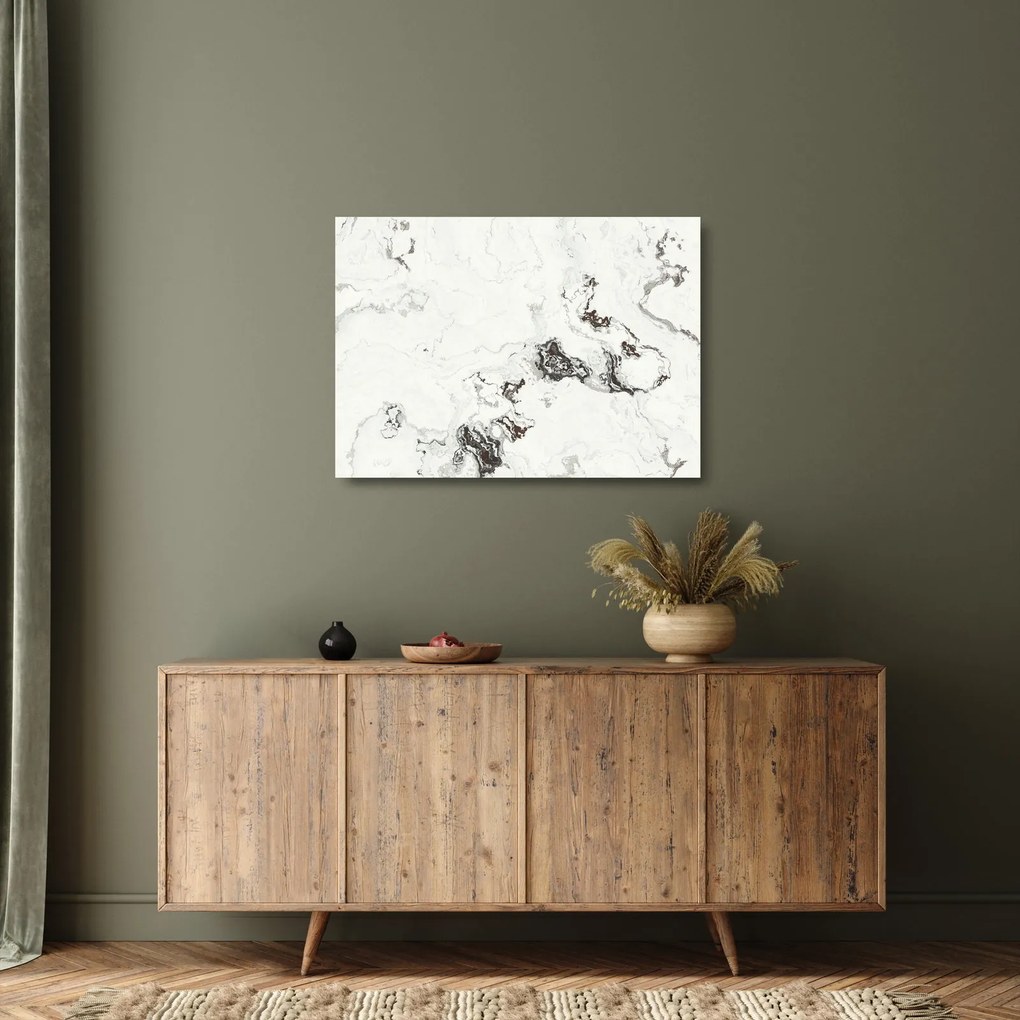 Obraz na szkle - Biały marmur (70x50 cm)