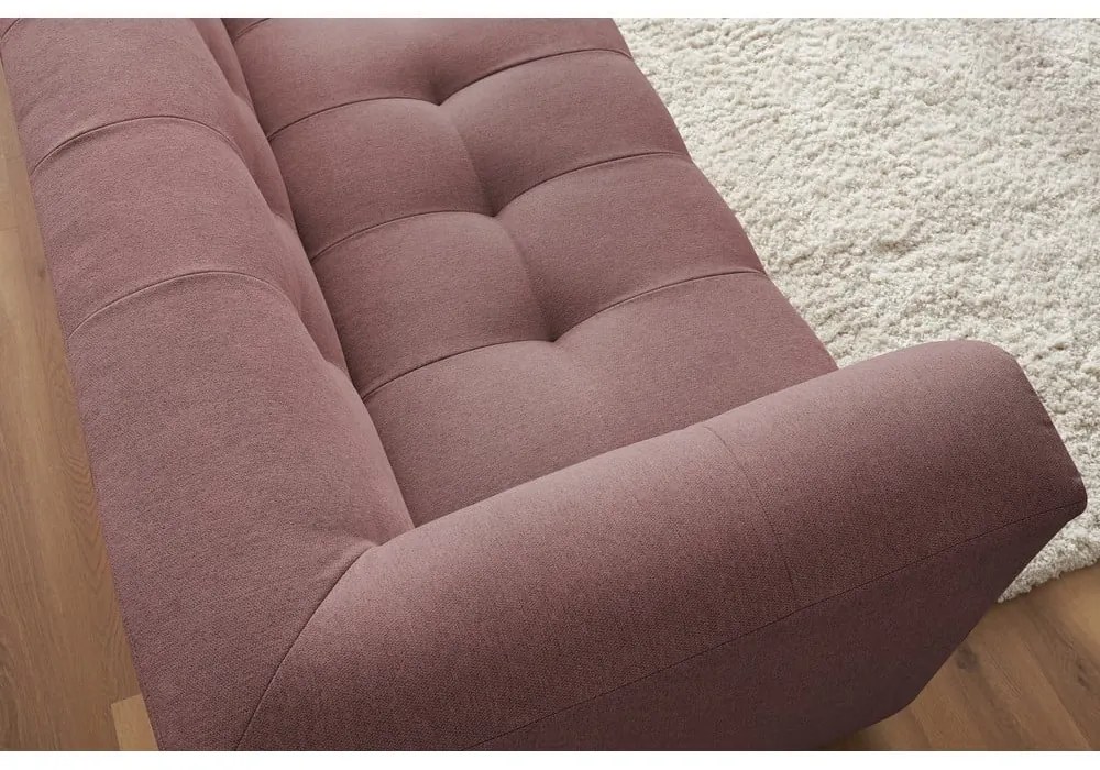 Ciemnoróżowa sofa 324 cm Kleber – Bobochic Paris