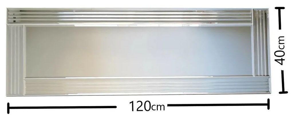 Lustro Silver A 40 x 120 cm