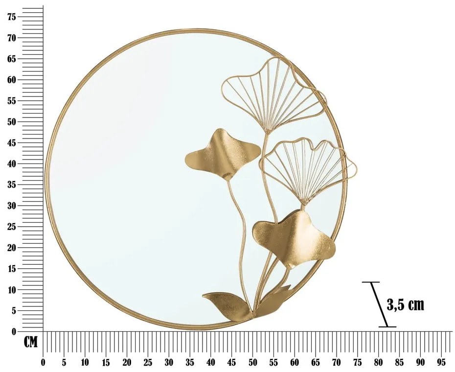 Lustro ścienne ø 72 cm Flower – Mauro Ferretti