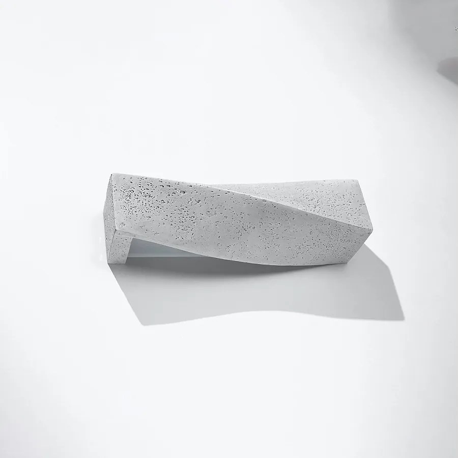 Kinkiety nowoczesny Sigmonix, beton - 2 źródło światła 4000K - L.42 x H.14 cm - szary