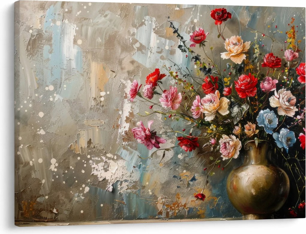 Obraz - Wazon z kwiatami (70x50 cm)