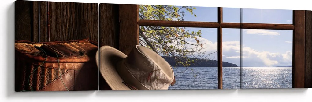 Obraz - Rybackie wyposażenie (170x50 cm)