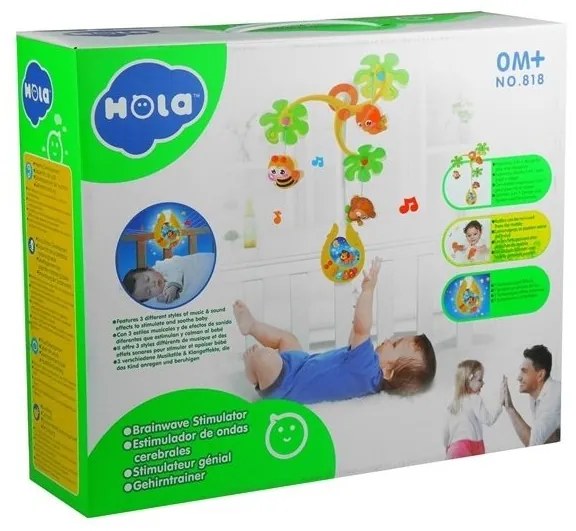 Karuzela pozytywka zabawki grzechotki dla maluszka