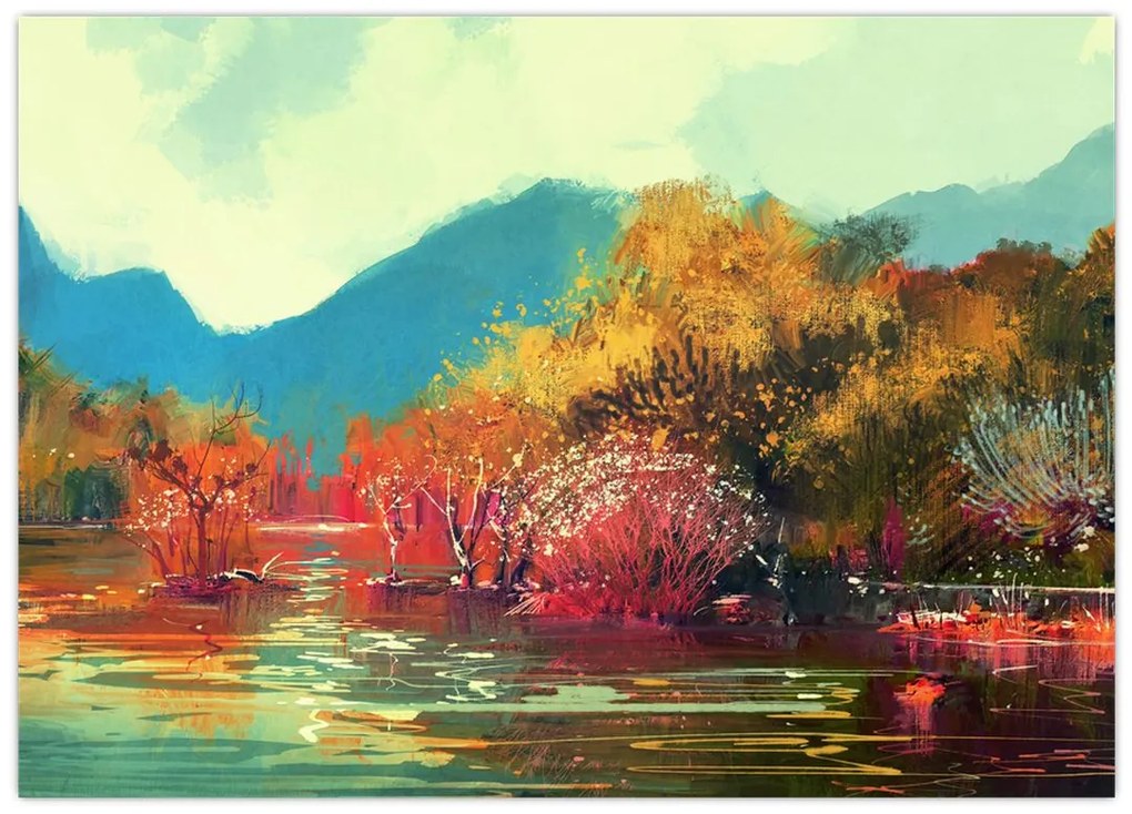 Obraz - Kolory jesieni (70x50 cm)