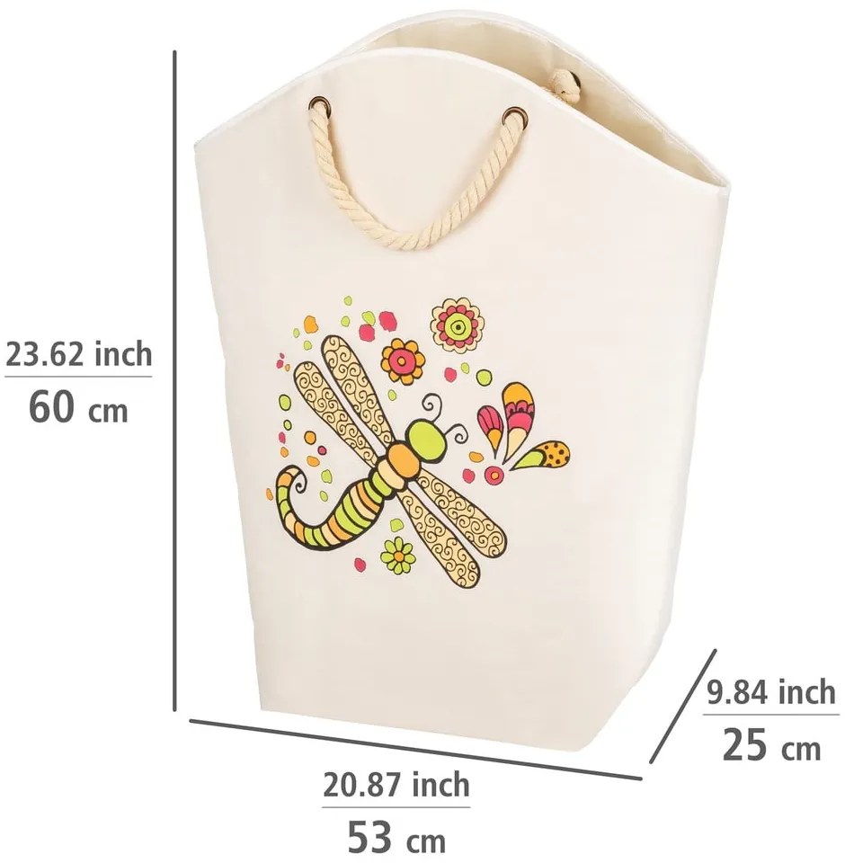 Tekstylny kosz na pranie 58 l Rollin'Art Libelle – Wenko