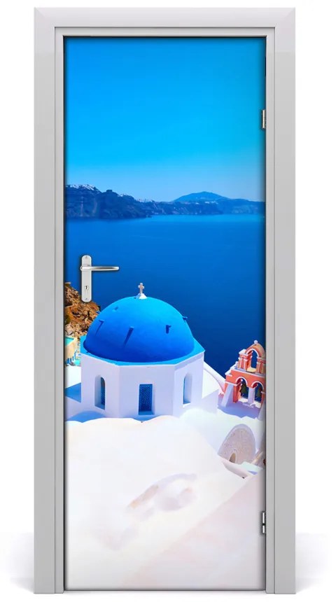 Fototapeta samoprzylepna na drzwi Santorini Grecja