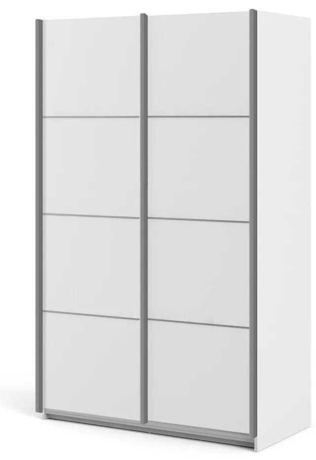 Biała szafa Tvilum Verona, 122 x 202 cm
