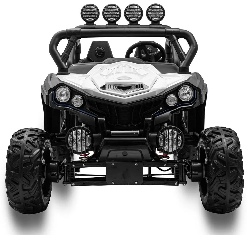 Baby Mix Elektryczny samochód dla dzieci Buggy Road 4 x 4, biały