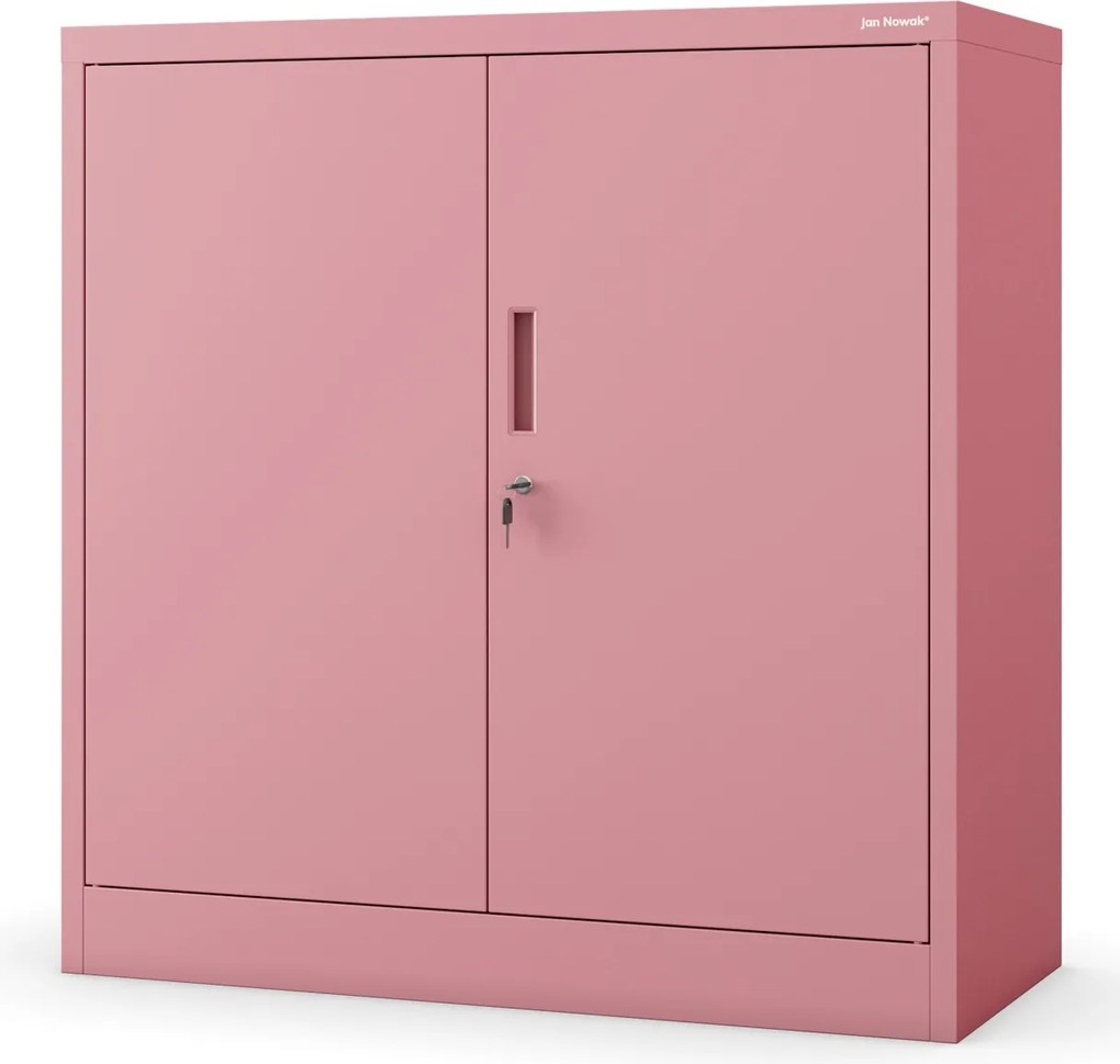 Szafka biurowa Fresh Style Beata 90x40x93 cm pudrowy róż
