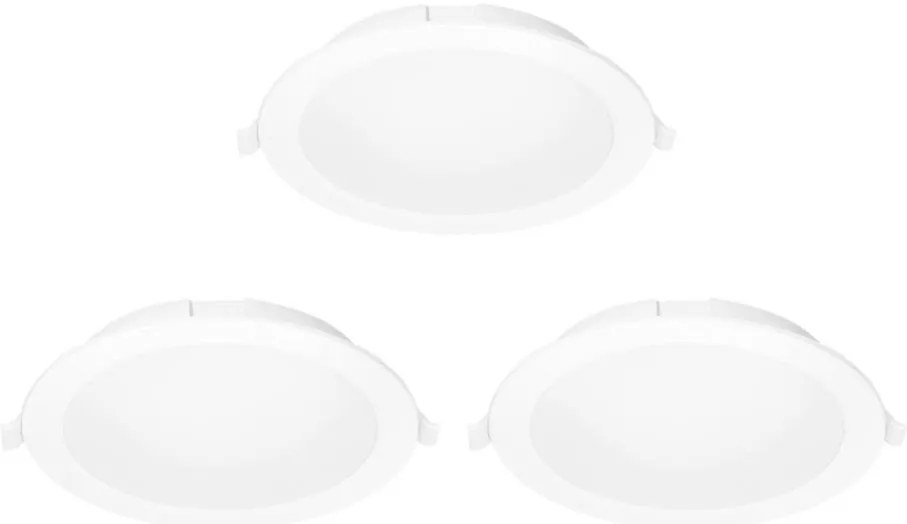 Aigostar -ZESTAW 3x LED RGBW Ściemn. wpuszcz. lampa MESH 15W/230V 2700K-6500K pr.17cm