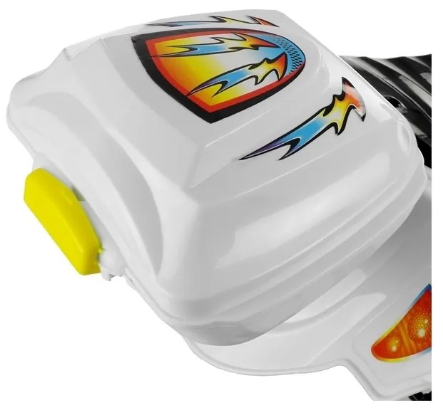 Motor na akumulator trójkołowy biały bjx-88