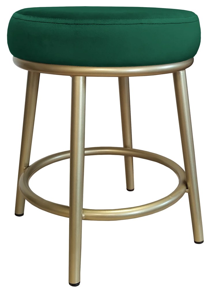 Taboret Ben noga metalowa złota MG25