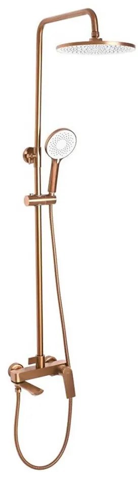REA-P2418 - Zestaw prysznicowy z baterią AVALON szczotkowana miedź
