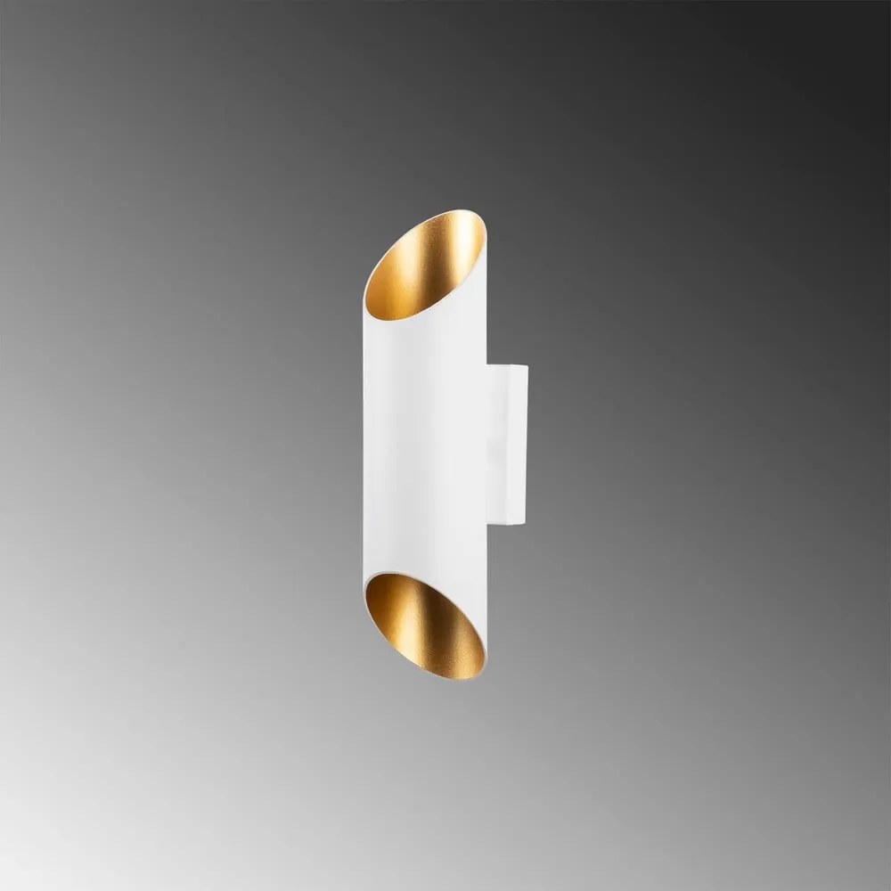 Biały kinkiet ø 8 cm Cut – Opviq lights